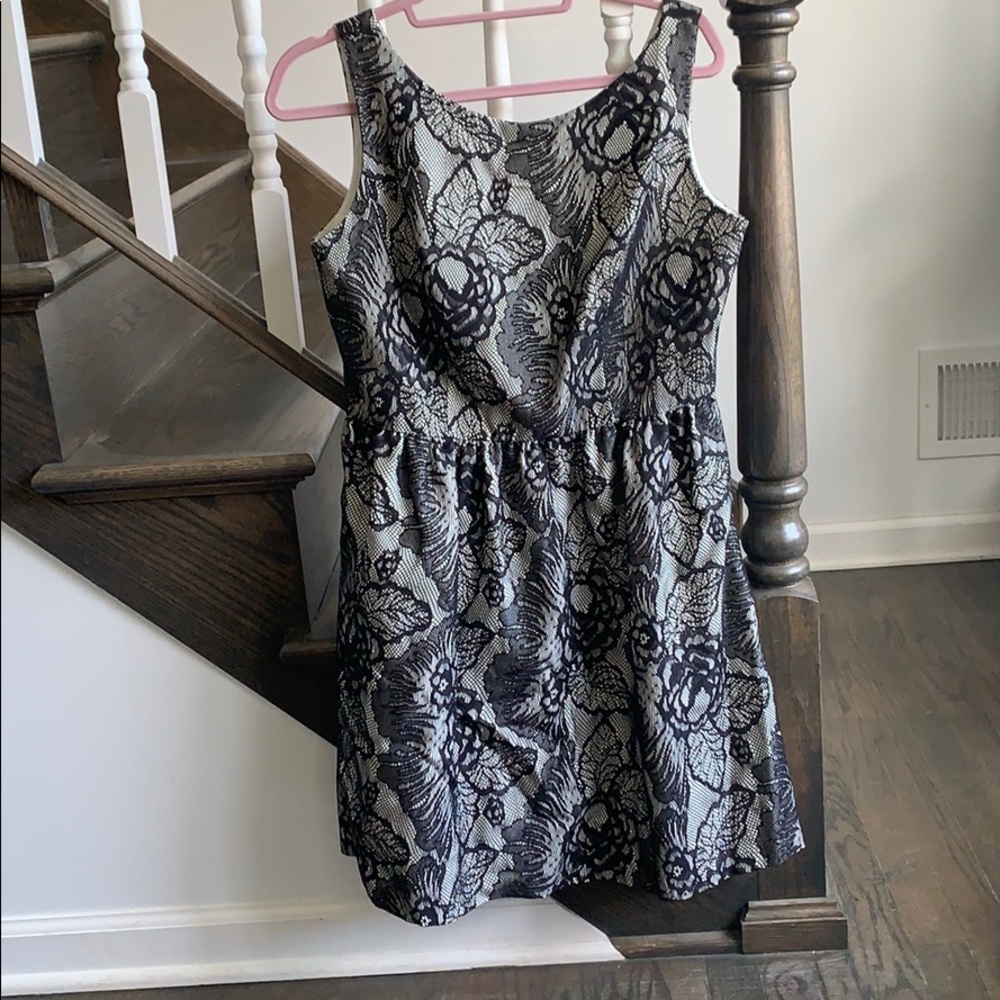 AGB black and white lace dress!